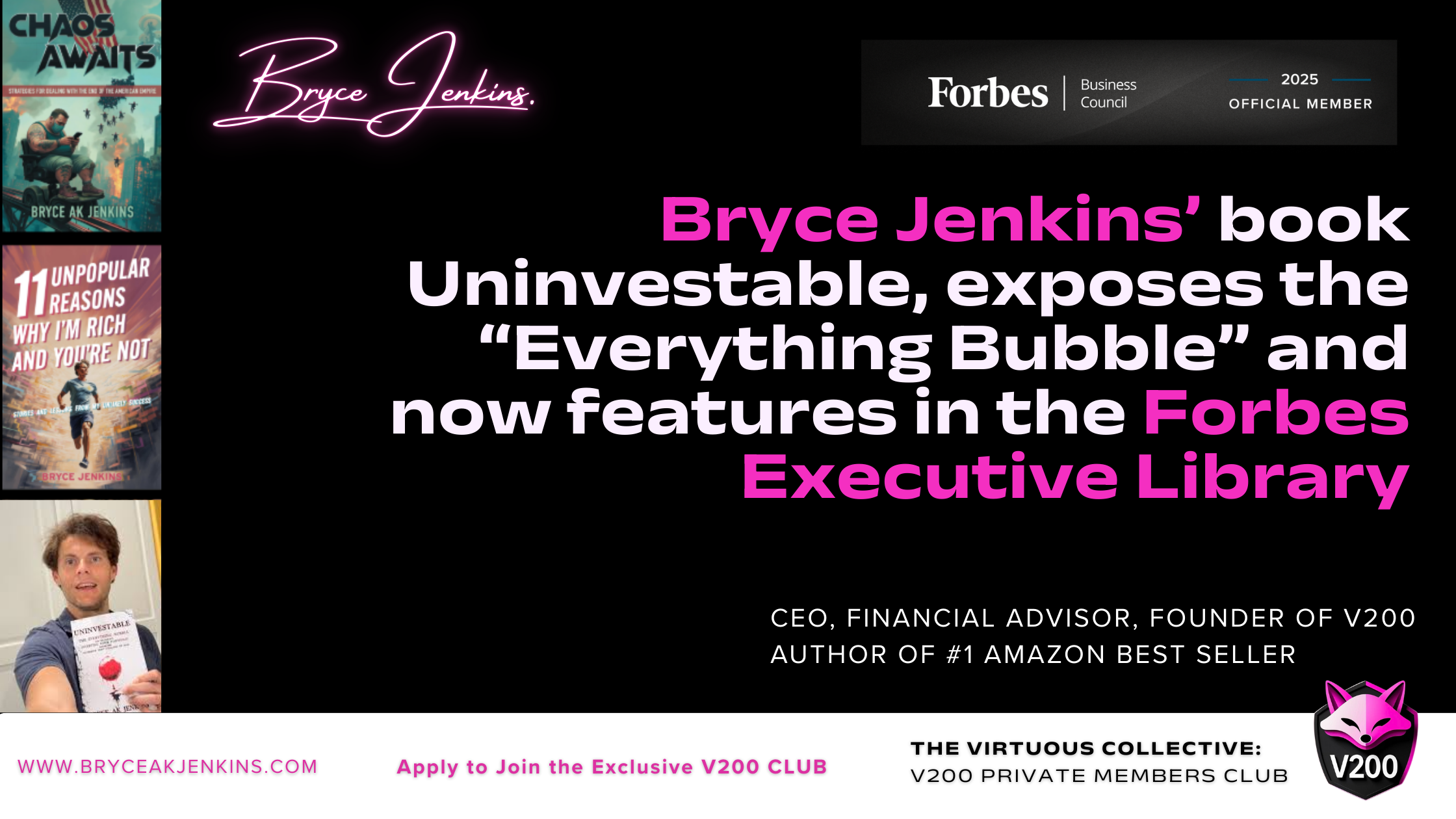 Cover image for the Uninvestable Is Now Featured in the Forbes Executive Library